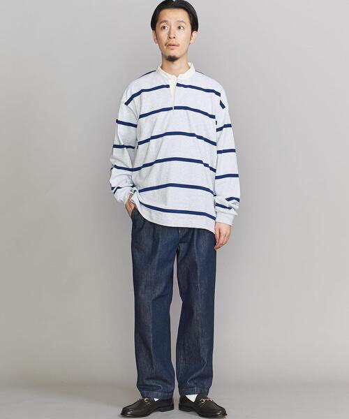 BEAUTY&YOUTH UNITED ARROWS(ビューティーアンドユースユナイテッドアローズ)の「BY 10oz ヘビーウェイト バンドカラー シャツ(Tシャツ/カットソー・メンズ・ライトグレー/ナチュラル・S/M/L/XL)」の13枚目の写真