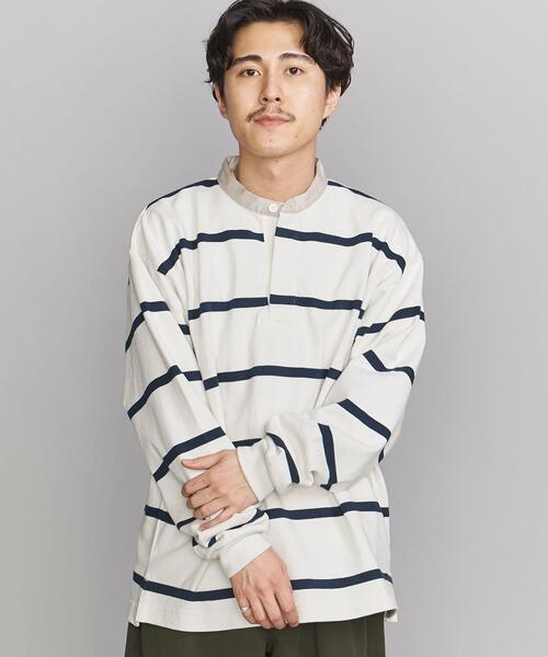 BEAUTY&YOUTH UNITED ARROWS(ビューティーアンドユースユナイテッドアローズ)の「BY 10oz ヘビーウェイト バンドカラー シャツ(Tシャツ/カットソー・メンズ・ライトグレー/ナチュラル・S/M/L/XL)」の17枚目の写真