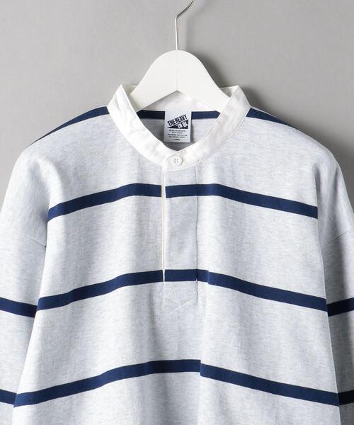 BEAUTY&YOUTH UNITED ARROWS(ビューティーアンドユースユナイテッドアローズ)の「BY 10oz ヘビーウェイト バンドカラー シャツ(Tシャツ/カットソー・メンズ・ライトグレー/ナチュラル・S/M/L/XL)」の21枚目の写真
