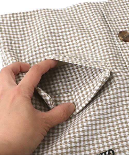 algy（アルジー）の「ダブルジャケット（テーラードジャケット・キッズ・ベージュ/ブラック・XX-SMALL/X-SMALL/MEDIUM/SMALL）」の5枚目の写真