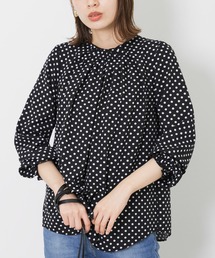 URBAN RESEARCH Sonny Label | 『WEB限定』ドットネックギャザーブラウス(シャツ/ブラウス)