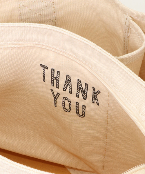 LBC(エルビーシー)の「キャンバス仕切りA4トート(トートバッグ・レディース・ブラック/イエロー/コーラル/カーキブラウン・FREE)」の7枚目の写真