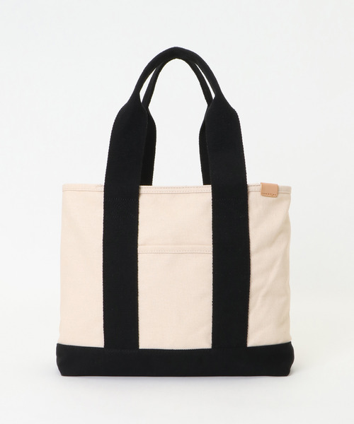 LBC(エルビーシー)の「キャンバス仕切りA4トート(トートバッグ・レディース・ブラック/イエロー/コーラル/カーキブラウン・FREE)」の6枚目の写真