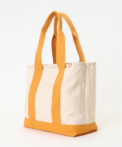 LBC(エルビーシー)の「キャンバス仕切りA4トート(トートバッグ・レディース・ブラック/イエロー/コーラル/カーキブラウン・FREE)」の8枚目の写真