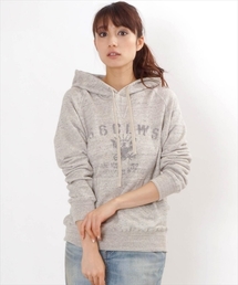 goa | MIX杢裏毛ﾌﾟﾘﾝﾄﾌｰﾄﾞﾊﾟｰｶｰ(パーカー)