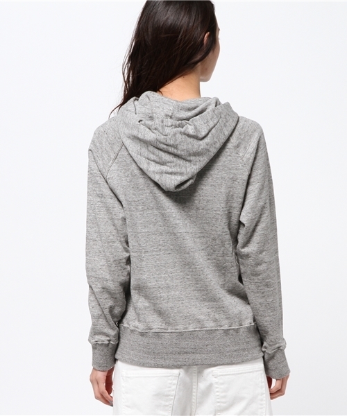 goa（ゴア）の「MIX杢裏毛プリントフードパーカー（パーカー・レディース・グレー/ベージュ/ネイビー・M～Ｌ/S～Ｍ）」の5枚目の写真