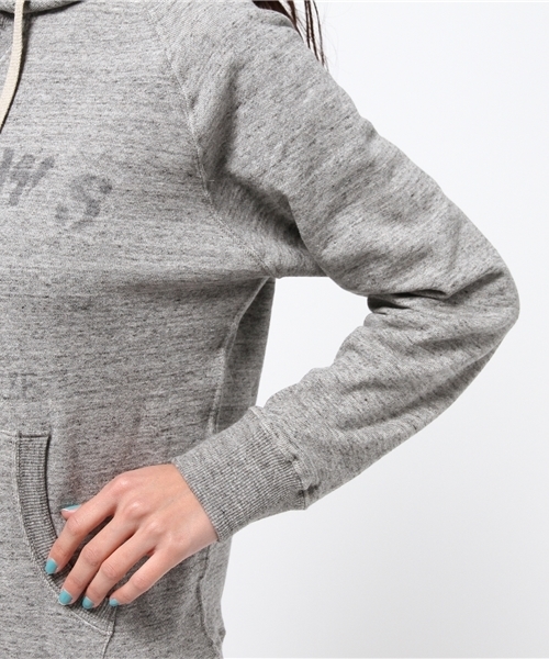 goa（ゴア）の「MIX杢裏毛プリントフードパーカー（パーカー・レディース・グレー/ベージュ/ネイビー・M～Ｌ/S～Ｍ）」の13枚目の写真