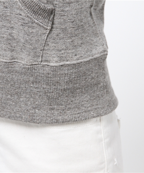 goa（ゴア）の「MIX杢裏毛プリントフードパーカー（パーカー・レディース・グレー/ベージュ/ネイビー・M～Ｌ/S～Ｍ）」の14枚目の写真