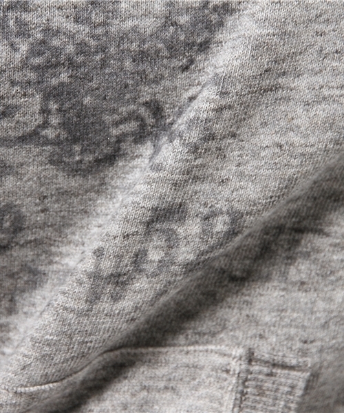 goa（ゴア）の「MIX杢裏毛プリントフードパーカー（パーカー・レディース・グレー/ベージュ/ネイビー・M～Ｌ/S～Ｍ）」の6枚目の写真