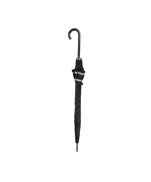 macocca（マコッカ）の「完全遮光 UVカット100% 日傘 晴雨兼用 makez.マケズ ジャンプ傘 2本ライン（長傘・レディース・グレイッシュベージュ/グレー/オフホワイト/モカ/ブラック/ブラウン系/ネイビー系/パープル・FREE）」の12枚目の写真