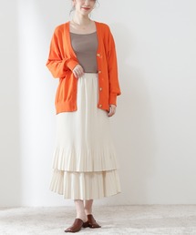 N.（N. Natural Beauty Basic） | ◆プリーツティアードスカート(スカート)