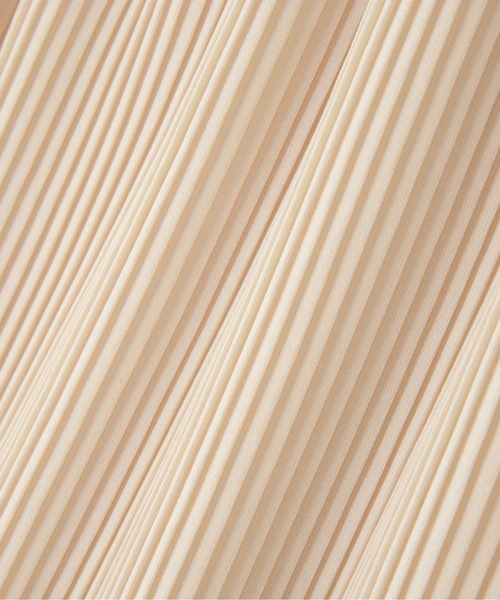 N.（N. Natural Beauty Basic）（エヌエヌナチュラルビューティーベーシック）の「◆プリーツティアードスカート（スカート・レディース・ブラック/オフホワイト/イエロー・MEDIUM）」の14枚目の写真