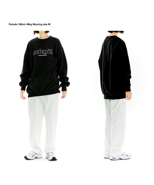 MAHAGRID（マハグリッド）の「【mahagrid】THIRD LOGO CREWNECK / マハグリッド サード ロゴ クルーネック / 裏地パイル（スウェット・メンズ・チャコールグレー/ブラック/パープル/グレー/レッド/セージグリーン/オートミール・SMALL/MEDIUM/LARGE/X-LARGE）」の13枚目の写真