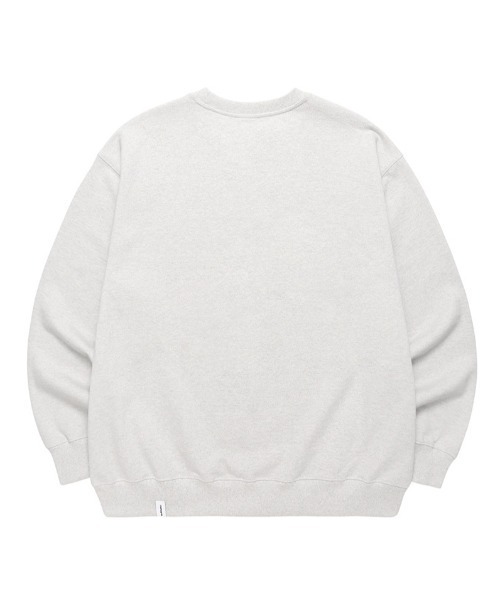 MAHAGRID（マハグリッド）の「【mahagrid】THIRD LOGO CREWNECK / マハグリッド サード ロゴ クルーネック / 裏地パイル（スウェット・メンズ・チャコールグレー/ブラック/パープル/グレー/レッド/セージグリーン/オートミール・SMALL/MEDIUM/LARGE/X-LARGE）」の20枚目の写真