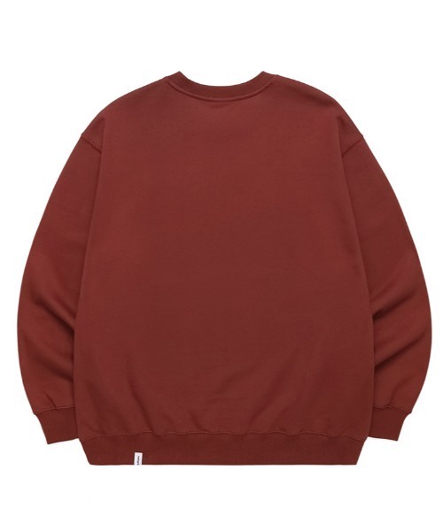 MAHAGRID（マハグリッド）の「【mahagrid】THIRD LOGO CREWNECK / マハグリッド サード ロゴ クルーネック / 裏地パイル（スウェット・メンズ・チャコールグレー/ブラック/パープル/グレー/レッド/セージグリーン/オートミール・SMALL/MEDIUM/LARGE/X-LARGE）」の22枚目の写真