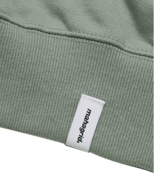MAHAGRID（マハグリッド）の「【mahagrid】THIRD LOGO CREWNECK / マハグリッド サード ロゴ クルーネック / 裏地パイル（スウェット・メンズ・チャコールグレー/ブラック/パープル/グレー/レッド/セージグリーン/オートミール・SMALL/MEDIUM/LARGE/X-LARGE）」の21枚目の写真