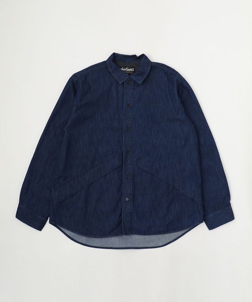 WILD THINGS（ワイルドシングス）の「【WILD THINGS/ワイルドシングス】SHELTECH DENALI SHIRT（シャツ/ブラウス・メンズ・インディゴブルー/ホワイト/ワンウォッシュ・SMALL/MEDIUM/LARGE）」の10枚目の写真