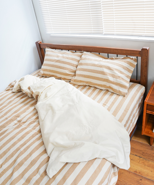 セール】ふとんカバー ストライプ シングル DUVET COVER S（寝具