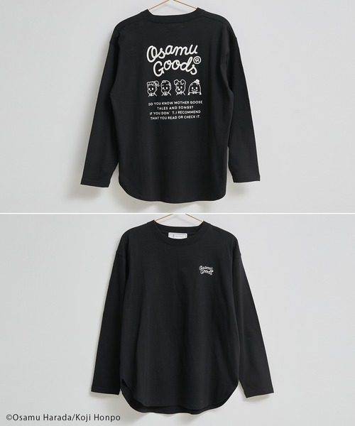 OSAMU GOODS（オサムグッズ）の「【OSAMU GOODS × ROPE' PICNIC】ロングスリーブTシャツ（Tシャツ/カットソー・レディース・ホワイト/ブラック/ホワイト系その他・38）」の5枚目の写真