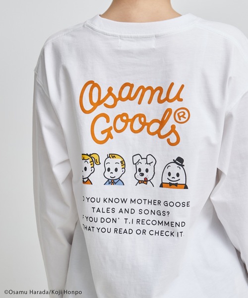 OSAMU GOODS（オサムグッズ）の「【OSAMU GOODS × ROPE' PICNIC】ロングスリーブTシャツ（Tシャツ/カットソー・レディース・ホワイト/ブラック/ホワイト系その他・38）」の11枚目の写真