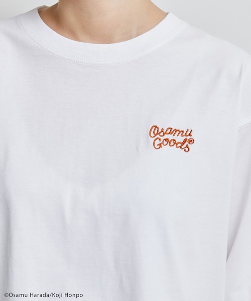 OSAMU GOODS（オサムグッズ）の「【OSAMU GOODS × ROPE' PICNIC】ロングスリーブTシャツ（Tシャツ/カットソー・レディース・ホワイト/ブラック/ホワイト系その他・38）」の14枚目の写真