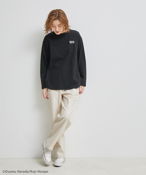 OSAMU GOODS（オサムグッズ）の「【OSAMU GOODS × ROPE' PICNIC】ロングスリーブTシャツ（Tシャツ/カットソー・レディース・ホワイト/ブラック/ホワイト系その他・38）」の16枚目の写真