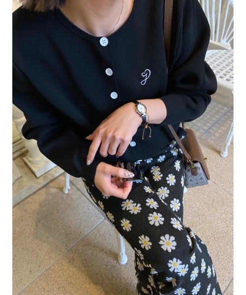 jumelle(ジュメロ)の「カラーカーディガン(カーディガン/ボレロ・レディース・ブラック/ピンク/レッド・FREE)」の2枚目の写真