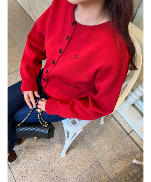 jumelle(ジュメロ)の「カラーカーディガン(カーディガン/ボレロ・レディース・ブラック/ピンク/レッド・FREE)」の15枚目の写真