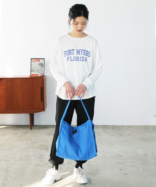 GeeRA（ジーラ）の「A4対応！キャンバストート（トートバッグ・レディース・グレー/ブラック/グリーン/ブルー/アイボリー・FREE）」の14枚目の写真