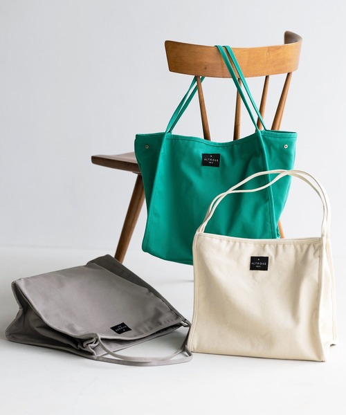 GeeRA（ジーラ）の「A4対応！キャンバストート（トートバッグ・レディース・グレー/ブラック/グリーン/ブルー/アイボリー・FREE）」の15枚目の写真