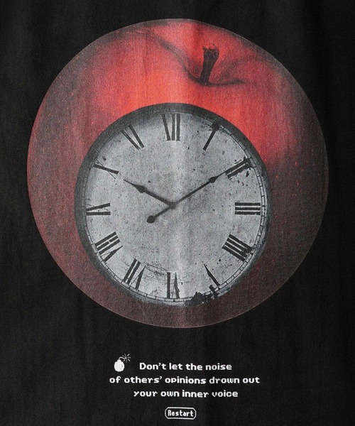 キヨ着用　SHAREEF　APPLE\" S/S BIG-T　BLACK　サイズ1 SHAREEF ONLINE SHOP / ”APPLE R” S/S BIG-T