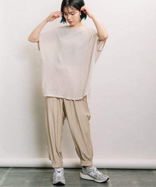 refinedworks(リファインドワークス)の「TR無地ジョガーPT(その他パンツ・レディース・ブラック/ベージュ/黄緑系・FREE)」の9枚目の写真