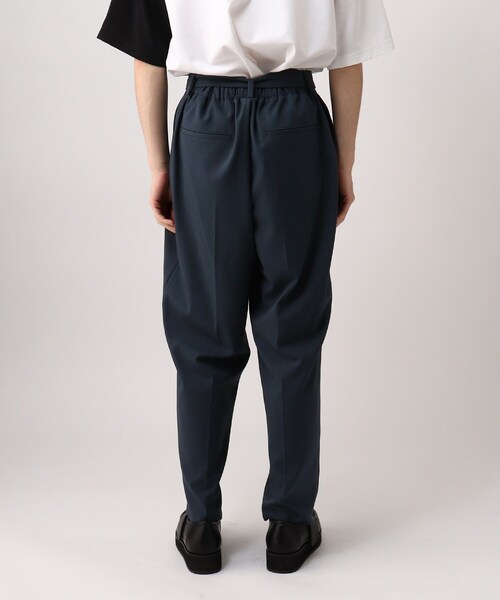 tk.TAKEO KIKUCHI（ティーケータケオキクチ）の「◆リネンライク多タックパンツ（スーツパンツ・メンズ・ブラック/ネイビー/アイボリー系6・02/03/66）」の8枚目の写真