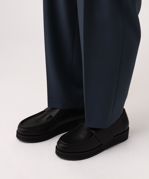 tk.TAKEO KIKUCHI（ティーケータケオキクチ）の「◆リネンライク多タックパンツ（スーツパンツ・メンズ・ブラック/ネイビー/アイボリー系6・02/03/66）」の12枚目の写真