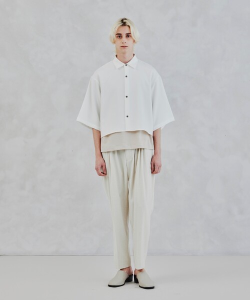 tk.TAKEO KIKUCHI（ティーケータケオキクチ）の「◆リネンライク多タックパンツ（スーツパンツ・メンズ・ブラック/ネイビー/アイボリー系6・02/03/66）」の22枚目の写真