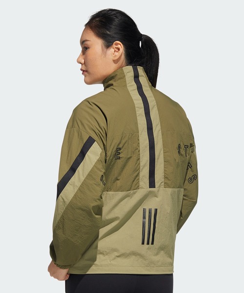 ワーディング ルーズフィット ウーブンジャケット アディダス