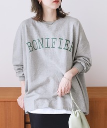ビッグシルエットロゴプルオーバー