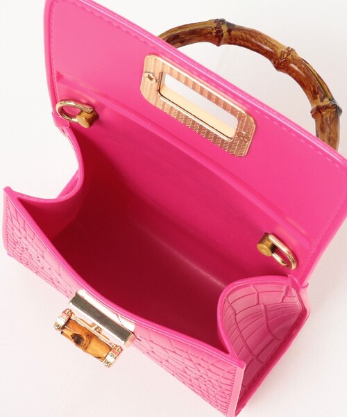 Ray BEAMS（レイビームス）の「blicenscell / ミニ バッグ（トートバッグ・レディース・ブラック/ピンク/グリーン・ONE SIZE）」の18枚目の写真