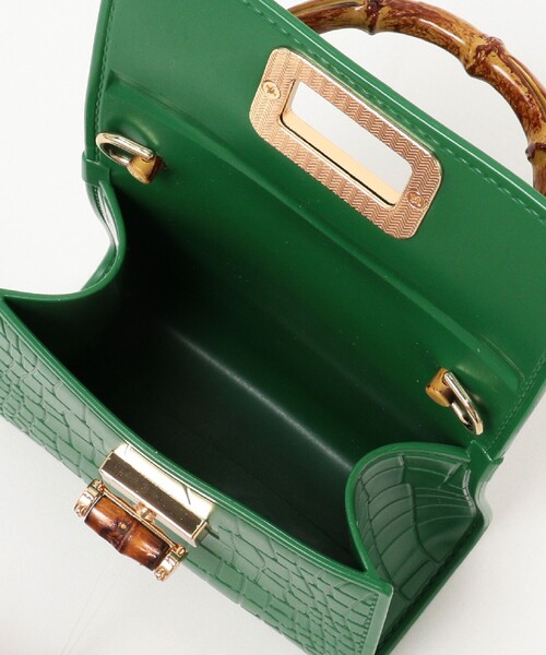 Ray BEAMS（レイビームス）の「blicenscell / ミニ バッグ（トートバッグ・レディース・ブラック/ピンク/グリーン・ONE SIZE）」の12枚目の写真