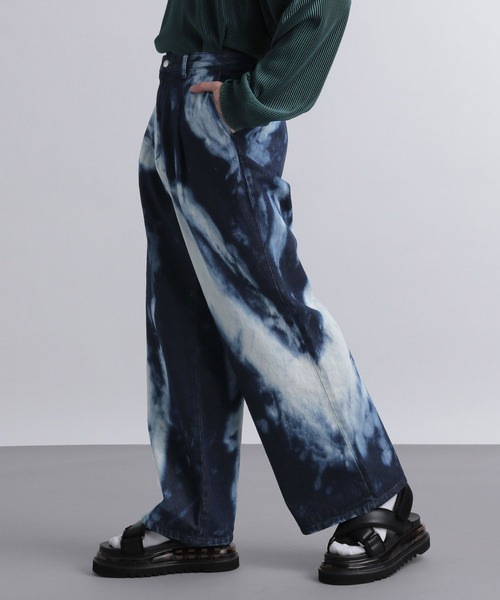 HARE ブリーチデニムパンツ ブラック SMALL 楽天市場】【SALE／30%OFF】(M)ブリーチデニムパンツ HARE ハレ