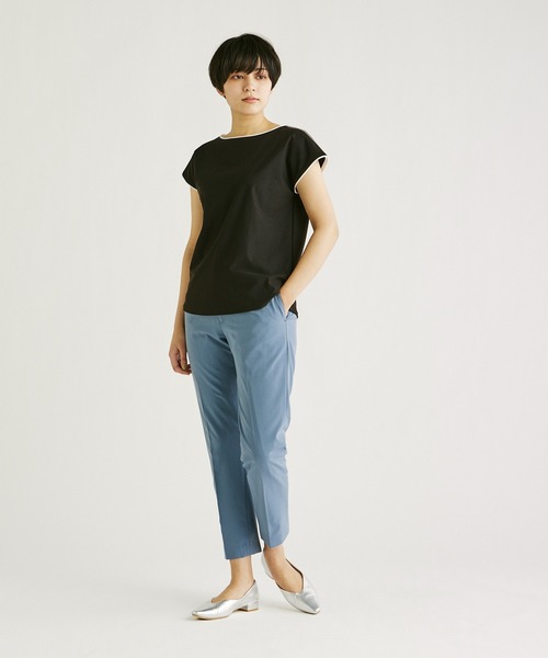 INED CLARO（イネドクラロ）の「センタープレスストレートパンツ（その他パンツ・レディース・ベージュ/イエロー/サンドグレー/ブルー・7号/11号/9号）」の3枚目の写真