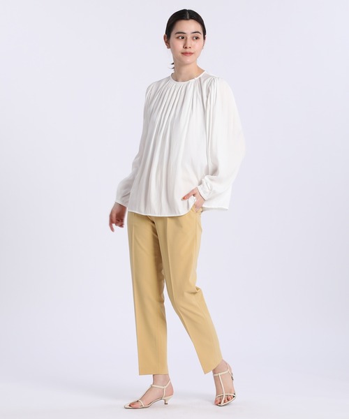 INED CLARO（イネドクラロ）の「センタープレスストレートパンツ（その他パンツ・レディース・ベージュ/イエロー/サンドグレー/ブルー・7号/11号/9号）」の10枚目の写真