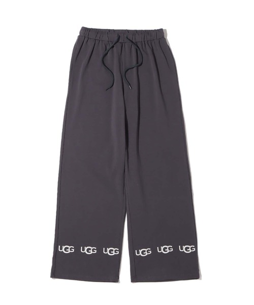 UGG(アグ)の「UGG@mos ROOM WEAR ラインロゴパンツ(ルームウェア/パジャマ・レディース・ライトグレー/ブラック・M/L)」の2枚目の写真
