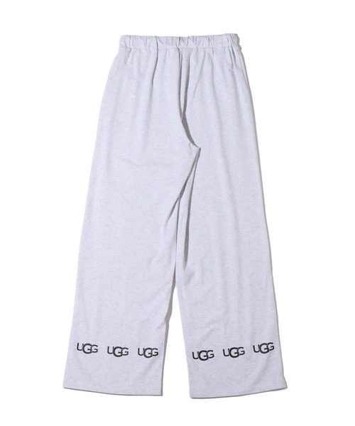 UGG(アグ)の「UGG@mos ROOM WEAR ラインロゴパンツ(ルームウェア/パジャマ・レディース・ライトグレー/ブラック・M/L)」の5枚目の写真