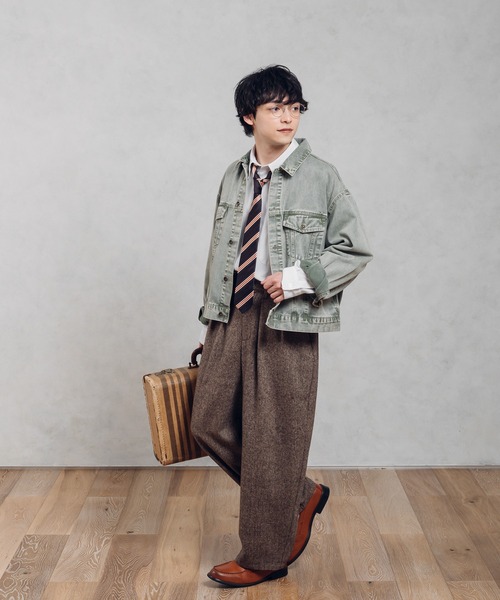 MUHET(ミュエータ)の「デニムジャケット(デニムジャケット・レディース・ライトグリーン・SMALL/MEDIUM/X-LARGE)」の6枚目の写真