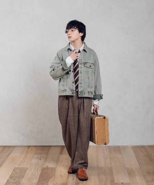 MUHET(ミュエータ)の「デニムジャケット(デニムジャケット・レディース・ライトグリーン・SMALL/MEDIUM/X-LARGE)」の5枚目の写真