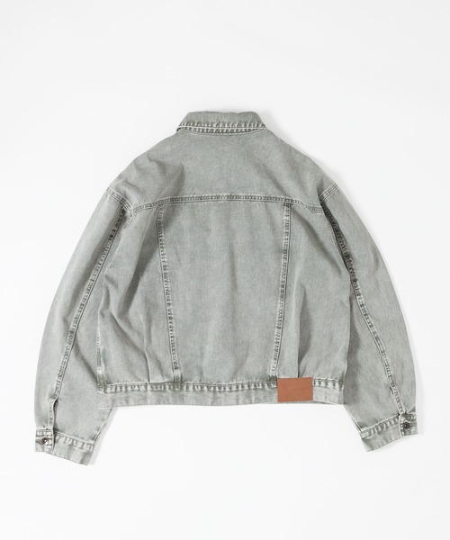 MUHET(ミュエータ)の「デニムジャケット(デニムジャケット・レディース・ライトグリーン・SMALL/MEDIUM/X-LARGE)」の9枚目の写真