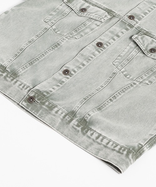 MUHET(ミュエータ)の「デニムジャケット(デニムジャケット・レディース・ライトグリーン・SMALL/MEDIUM/X-LARGE)」の19枚目の写真