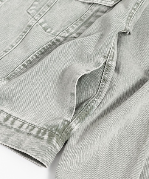MUHET(ミュエータ)の「デニムジャケット(デニムジャケット・レディース・ライトグリーン・SMALL/MEDIUM/X-LARGE)」の20枚目の写真