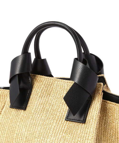 NATURAL BEAUTY BASIC(ナチュラルビューティーベーシック)の「P.Pリボンハンドルトート(トートバッグ・レディース・ベージュ/オフホワイト・フリ-)」の20枚目の写真
